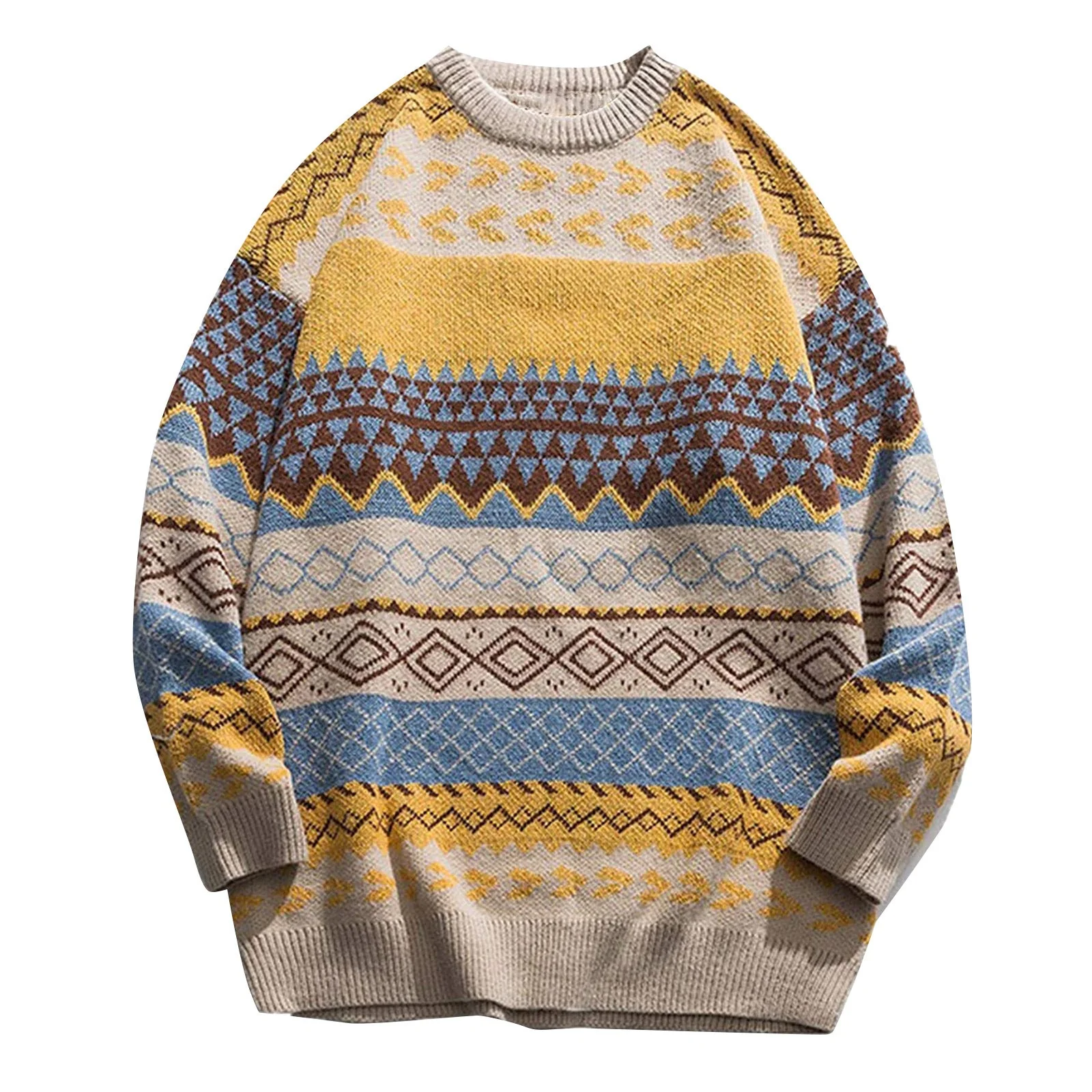 90s Striped Pullover Downtown Sweater - Image 6