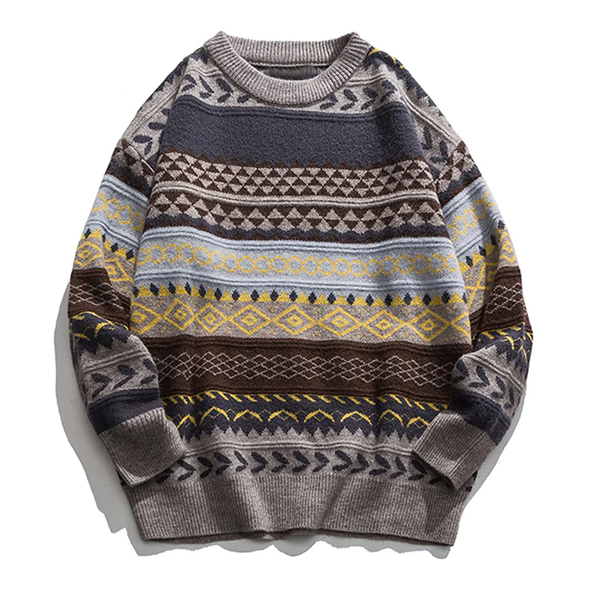 90s Striped Pullover Downtown Sweater - Image 7