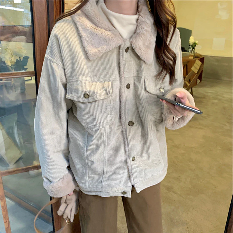 90s Vibes Corduroy Jacket - Image 4