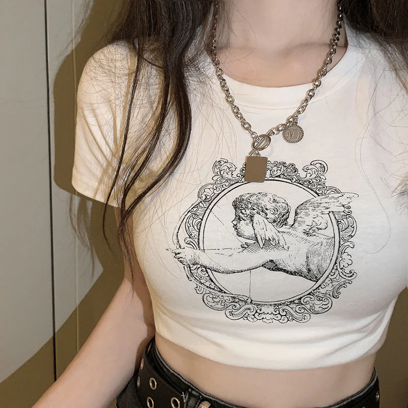 Aesthetic Angelcore Crop Top - Image 4