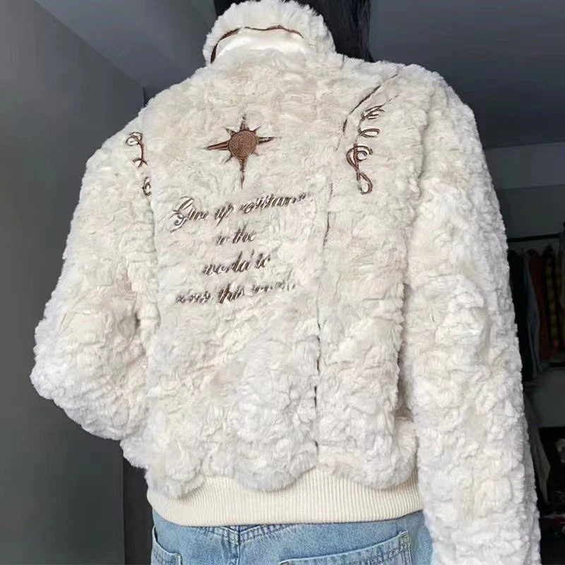 Aesthetic Angora Wool Jacket - Image 3