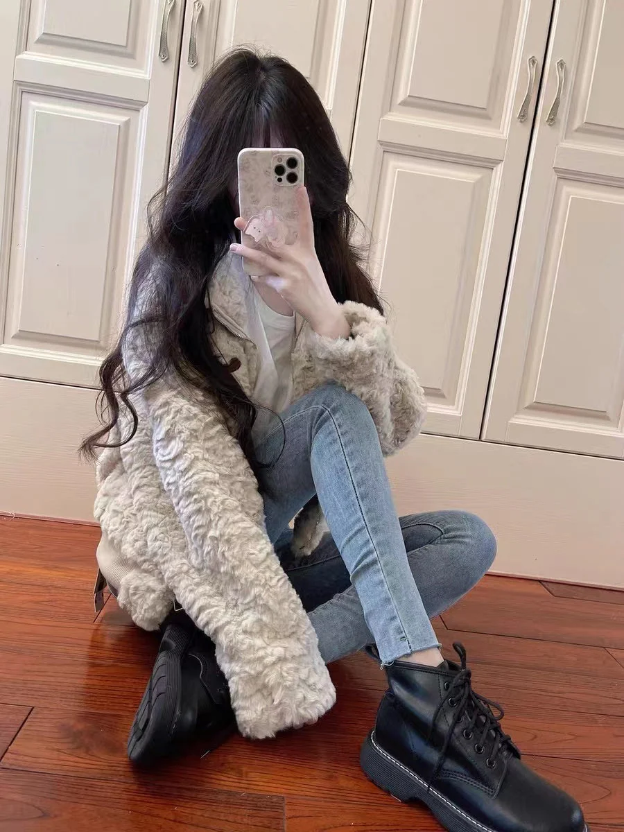 Aesthetic Angora Wool Jacket - Image 4