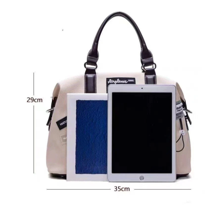 Aesthetic Large Canvas Handbag - Image 3