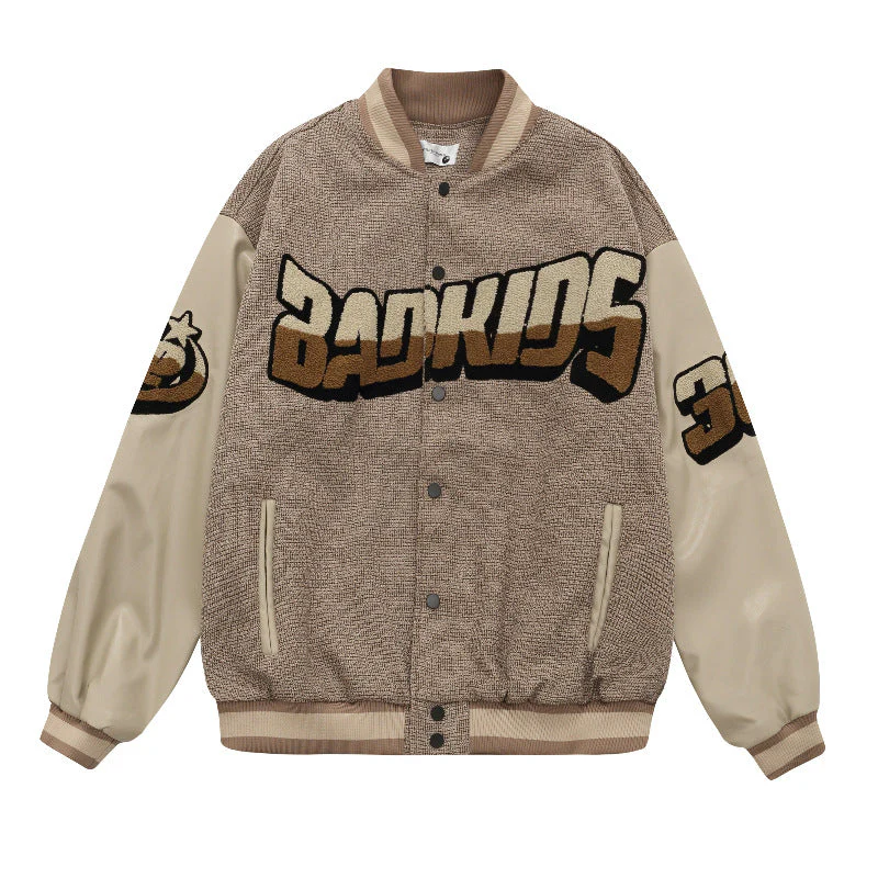 Bad Kids Loose Baseball Jacket - Image 9