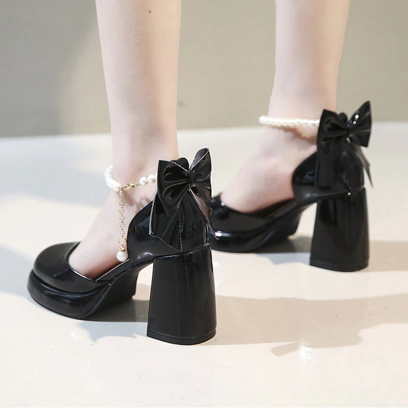 Beaded Heels With Bow - Image 2