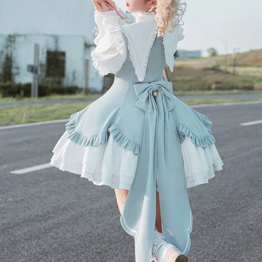 Bell Shirt Bow Dress - Image 3