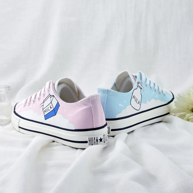 Milk Hand-painted Shoes - Image 4