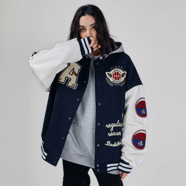 Blue Basketball Jacket - Image 4