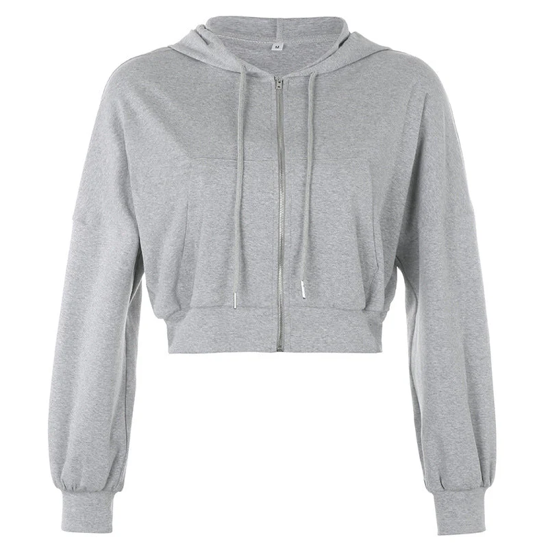 Bodycon Dress With Zipper Hoodie Two Piece Set - Image 3