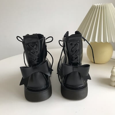 Bow Ankle Boots - Image 2