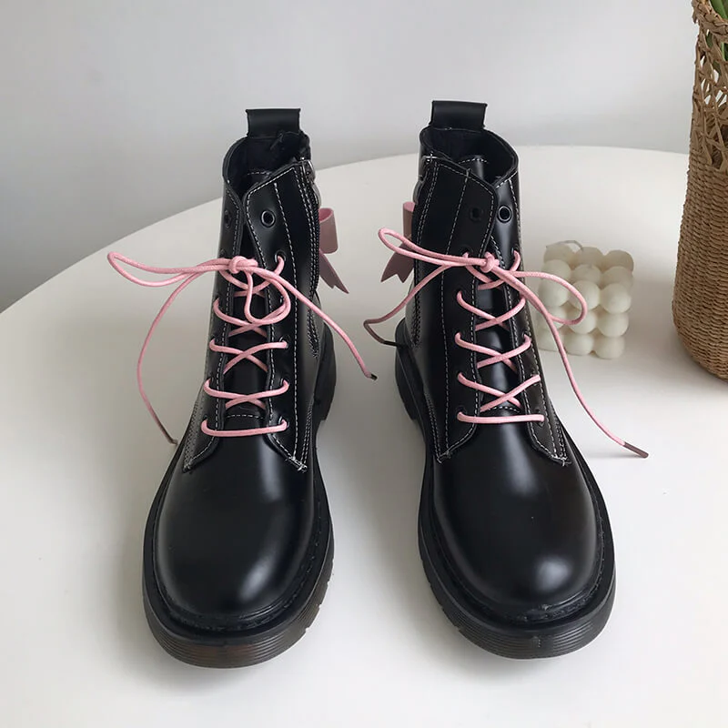 Bow Ankle Boots - Image 3