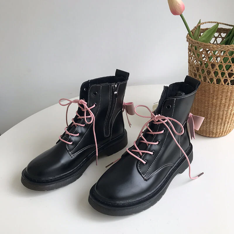 Bow Ankle Boots - Image 4