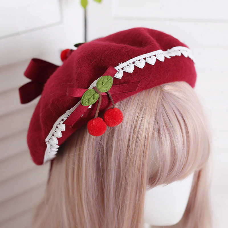 Bow Cherry Hat - Image 2