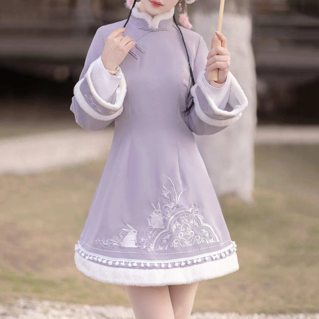 Bow Flower Bunny Dress Set - Image 8