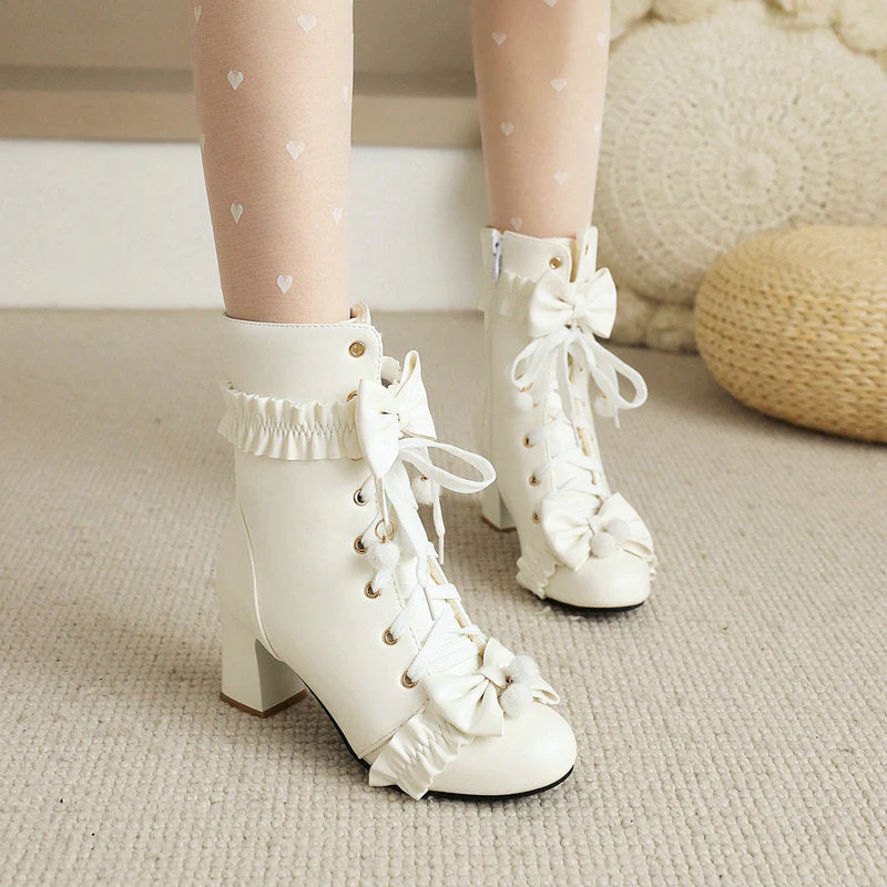 Bow Heel Boots - Image 2