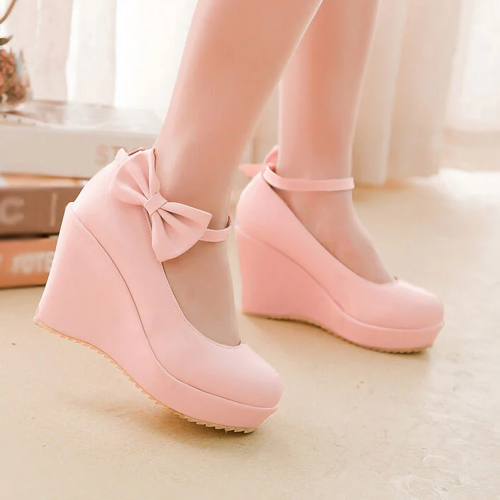 Bow High Heel Shoes - Image 3