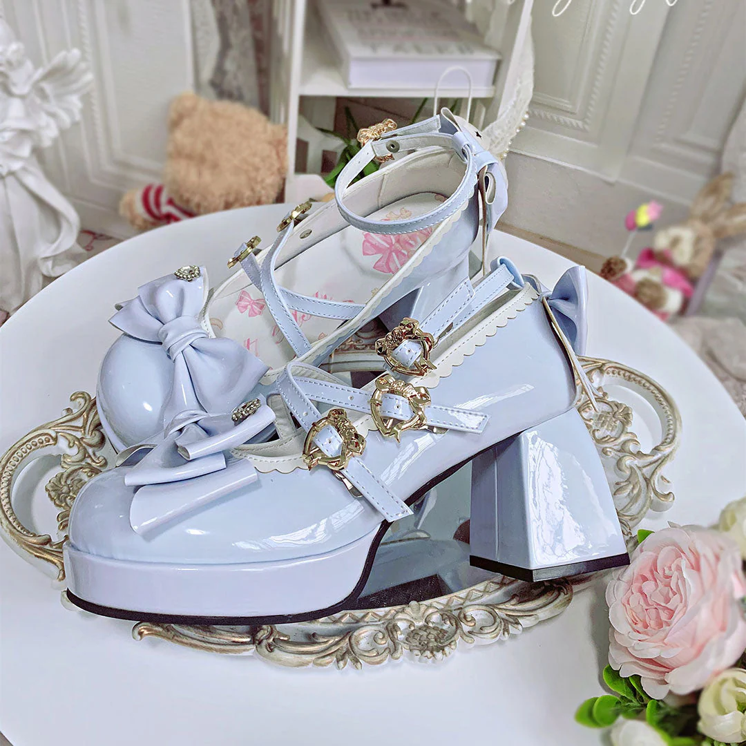 Bow With Thick Heels - Image 3