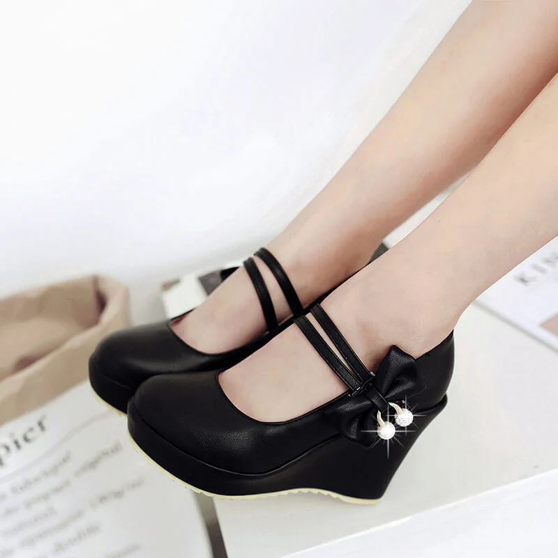 Bowknot Platform Shoes - Image 2