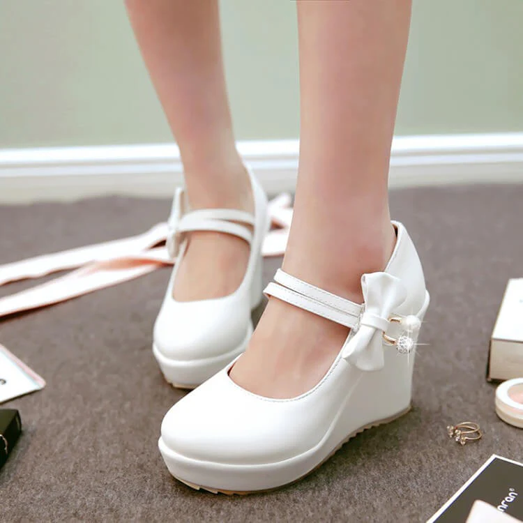 Bowknot Platform Shoes - Image 3