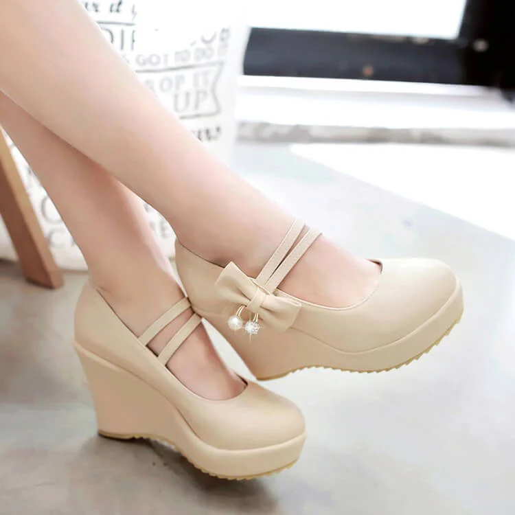 Bowknot Platform Shoes - Image 4