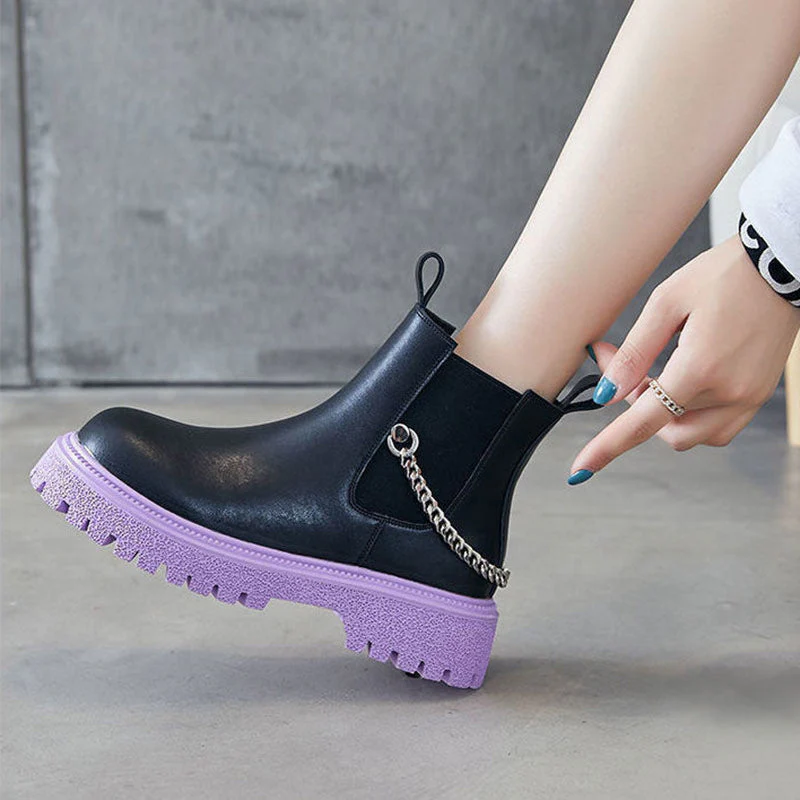 British Style Short Boots - Image 4