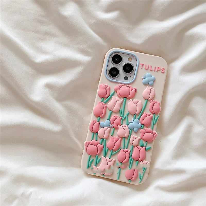Bubble flowers Phone Case - Image 5