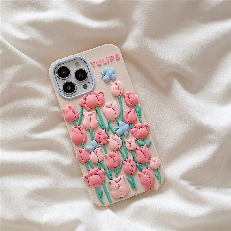 Bubble flowers Phone Case - Image 6