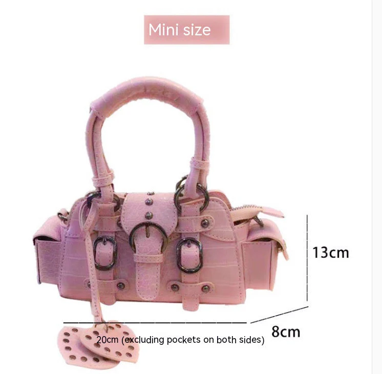 Buckle Babe Pink Shoulder Bag - Image 9