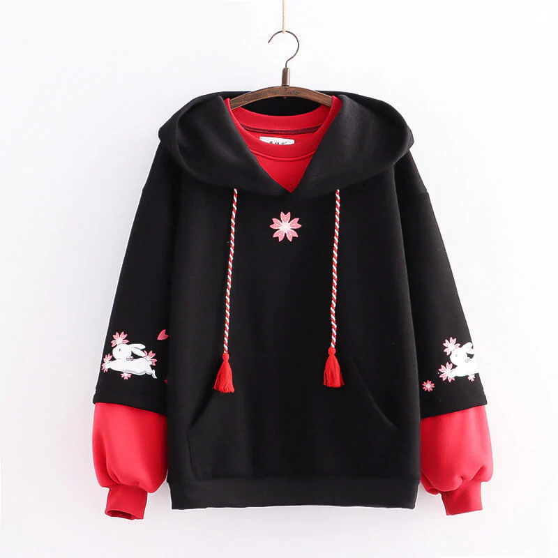Bunny Sakura Hoodie - Image 2