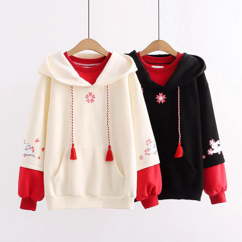 Bunny Sakura Hoodie - Image 5