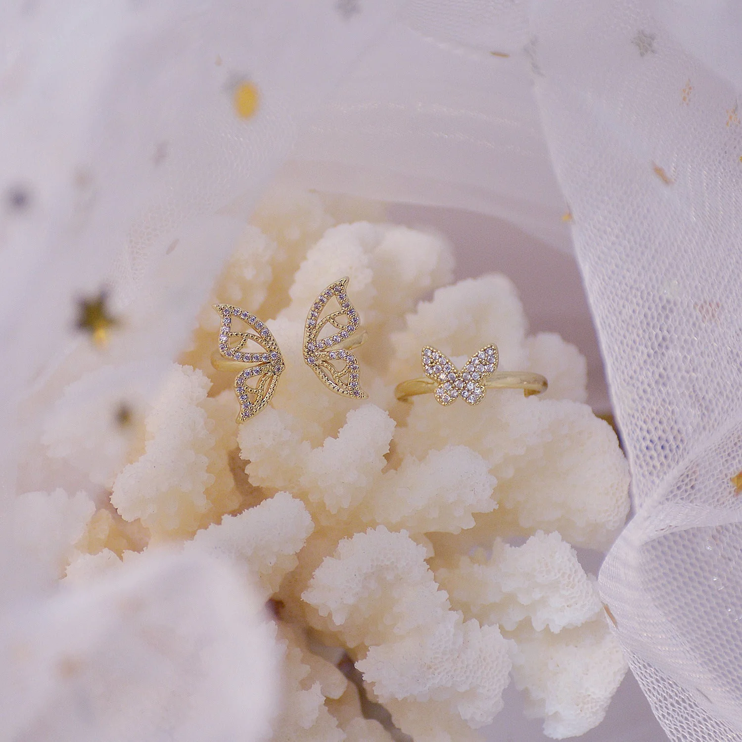butterfly wing opening ring - Image 3
