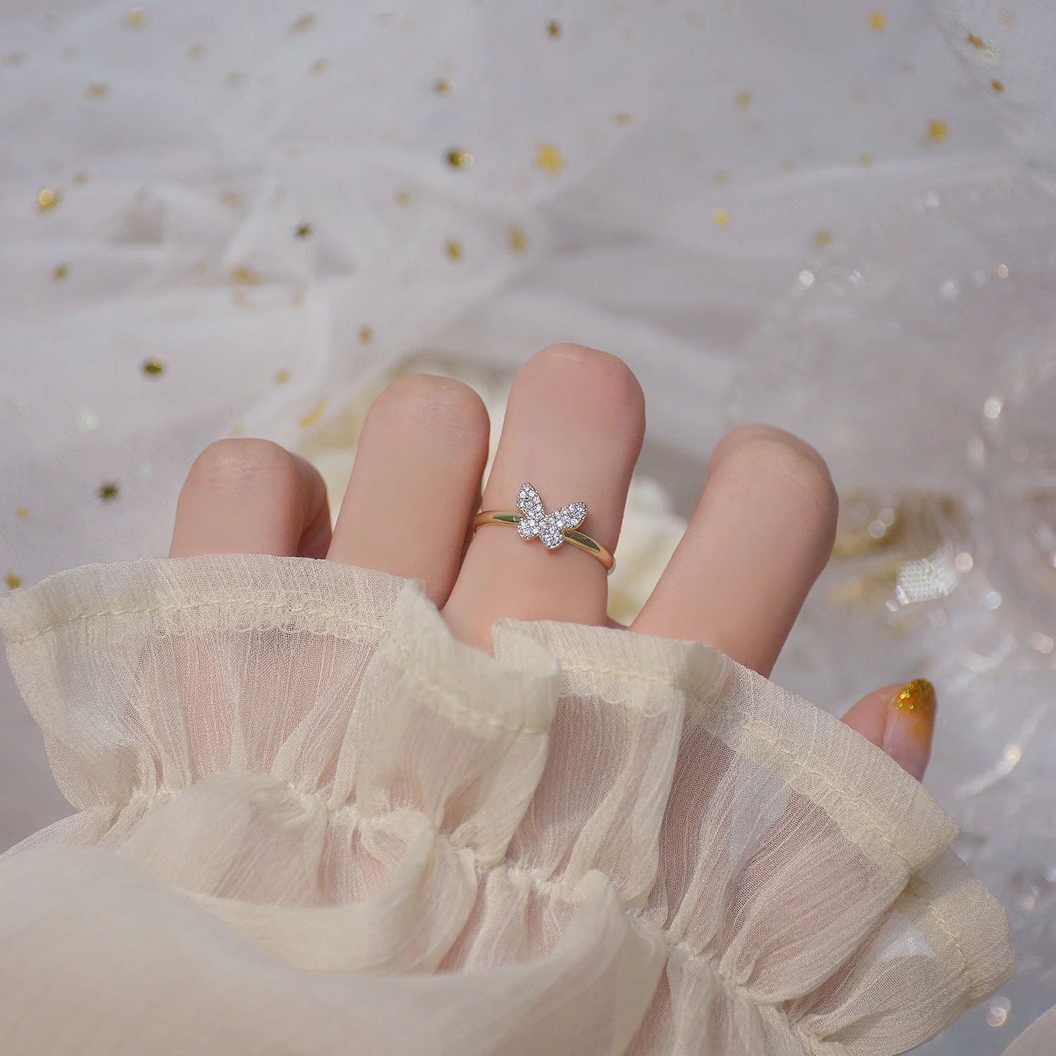 butterfly wing opening ring - Image 4