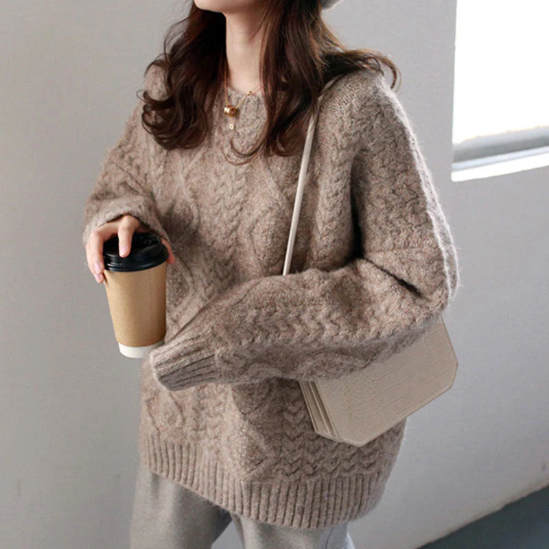 Cable Knit Jumper Sweater - Image 4