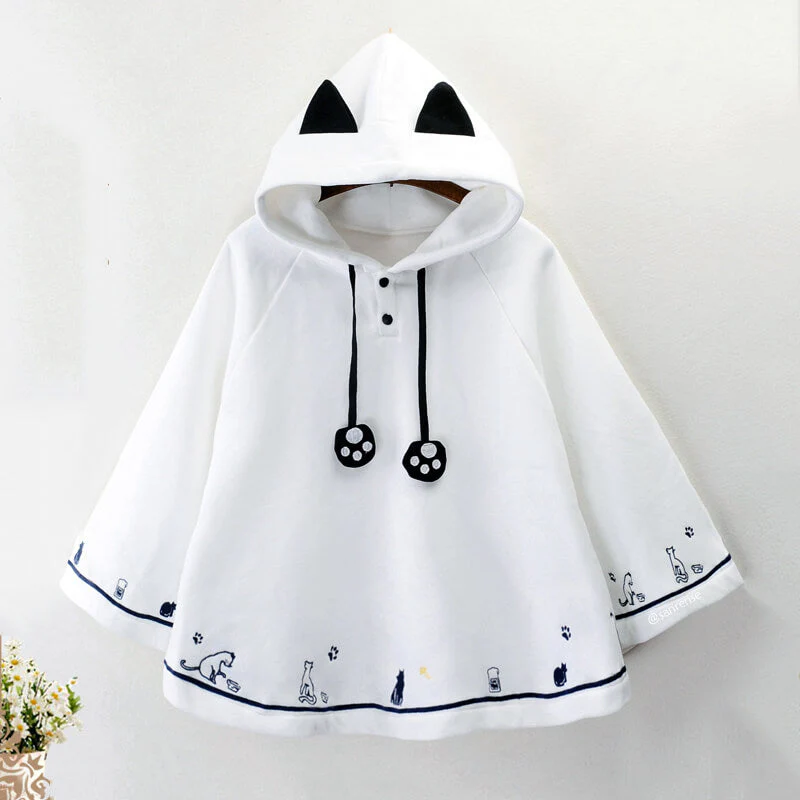 Cat Paw Cape Hoodie - Image 2