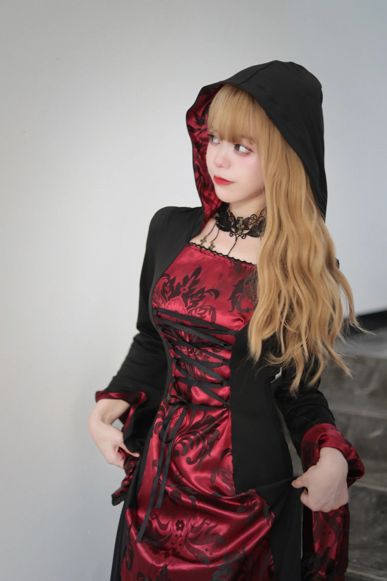 Cloak Vampire Ball Wizard Dress Up Robe - Image 6