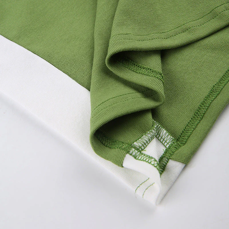 Contrast Trim Vintage Crop Cami Top - Image 3