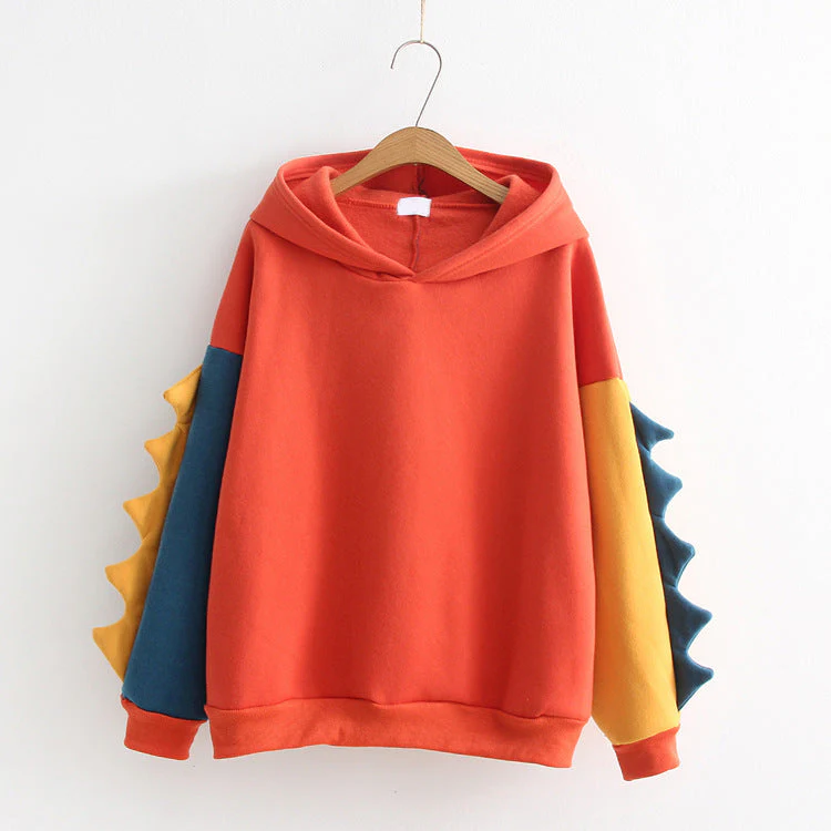 Dinosaur Monster Fleece Hoodie - Image 3