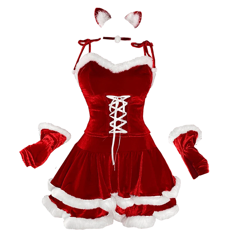 Cosplay Cat Top Skirt Set - Image 3