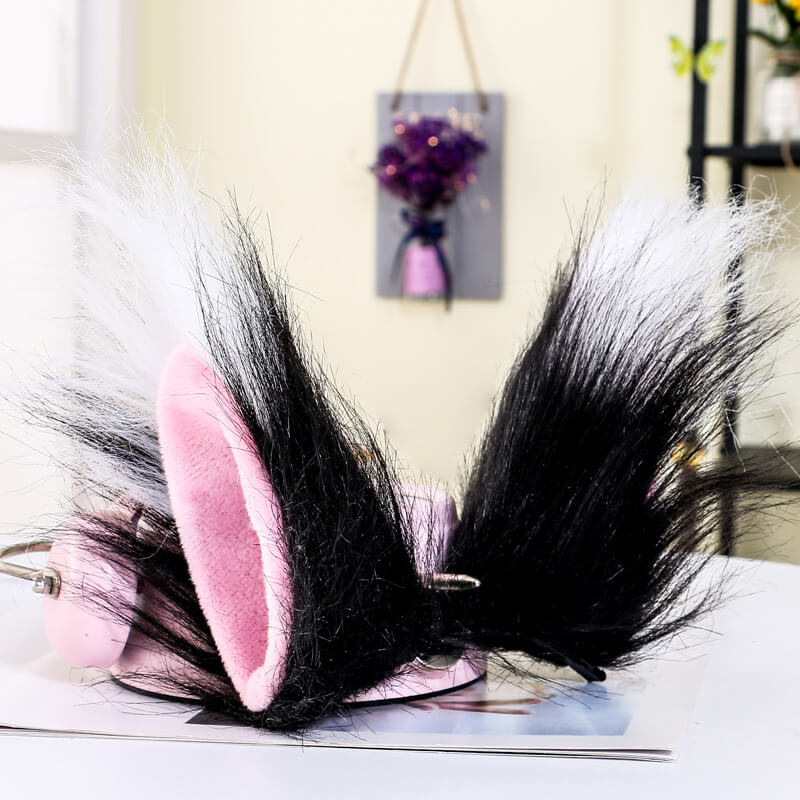Cosplay Plush Wolf Cat Fox Ear Hair Clip - Image 5