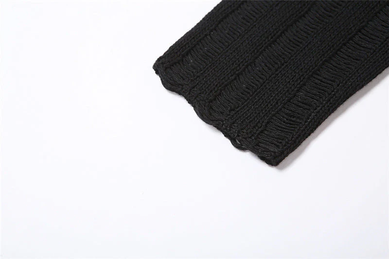 Crochet Knit Long Sleeve Top - Image 5