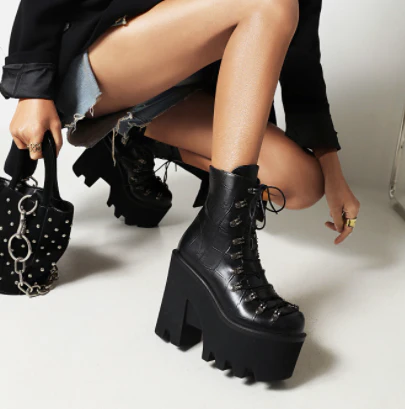 Cross Strapping Waterproof Boots - Image 5