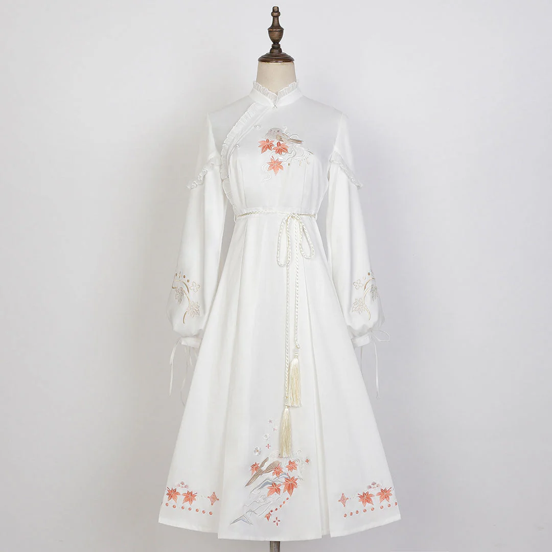 Cute Bird Tassel Flower Dress - Image 3