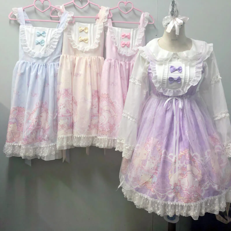 Cute Bow Cat Strap Dress - Image 2
