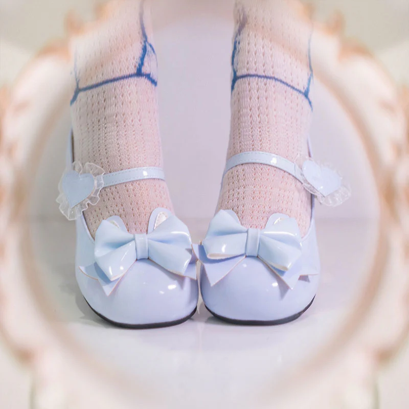 Cute Bow Lolita Shoes - Image 3