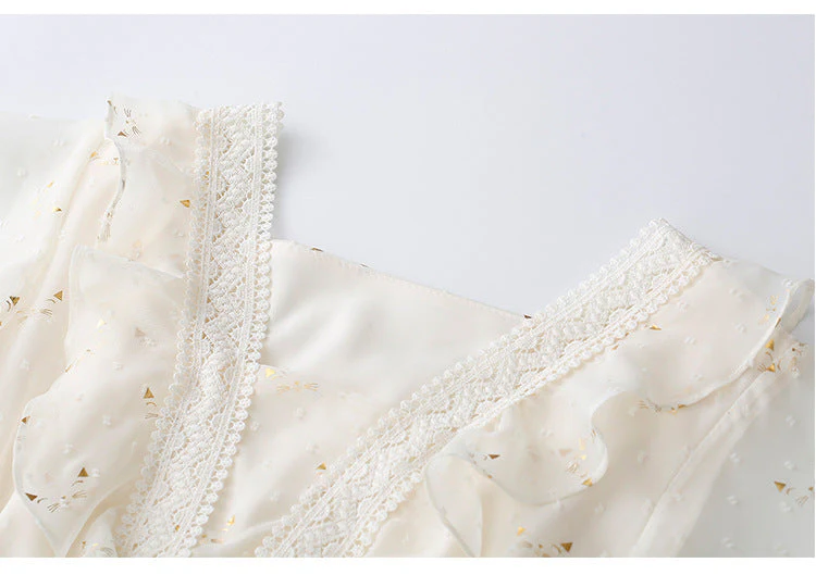 Cute Cat Chiffon Dress - Image 5