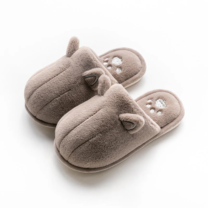 cute cat's claw cotton slippers - Image 4