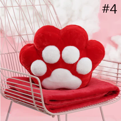 Cat Paw Pillow + Blanket - Image 6