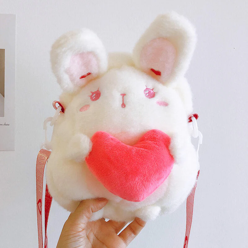 Cute Plush Love Rabbit Bag - Image 2