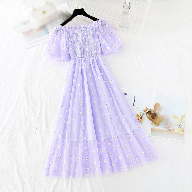 Daisy Mesh Dress - Image 4