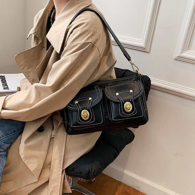Dark Punk Metal Shoulder Bag - Image 2